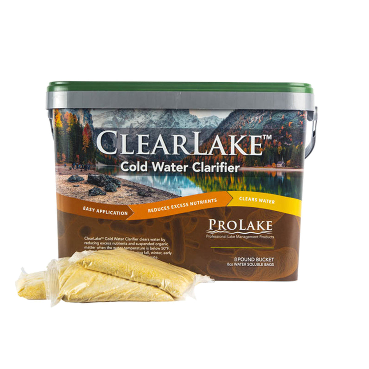 ClearLake Cold Water Clarifier 8 lb bucket with water soluble bags