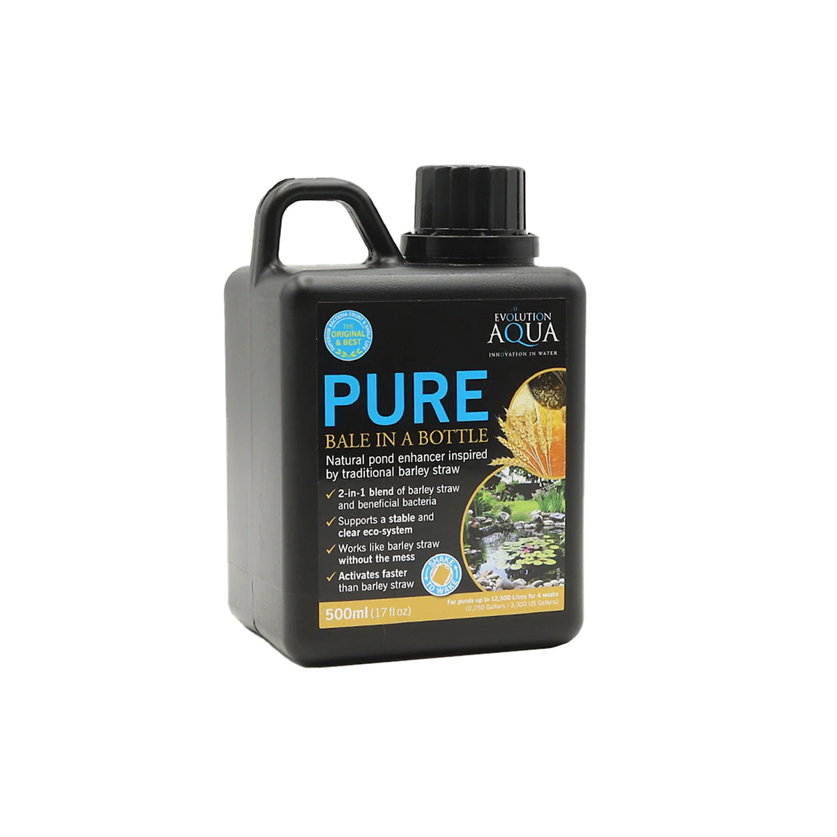 Evolution Aqua Pure Bale In a Bottle 500ml front