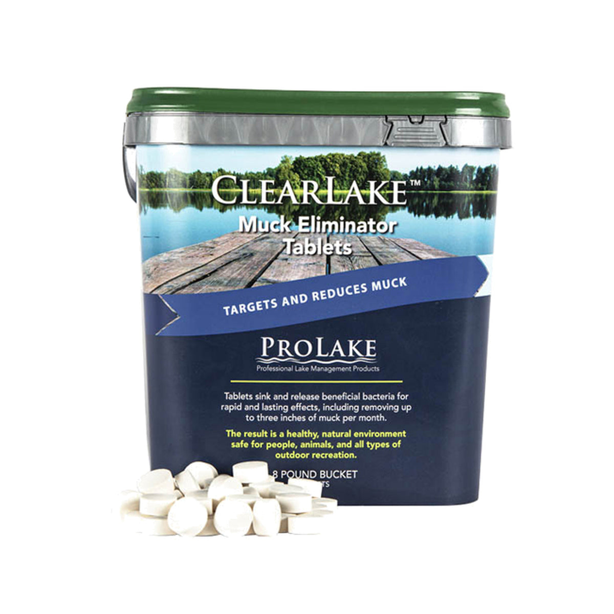 ClearLake Muck Eliminator Tablets 8 lb bucket