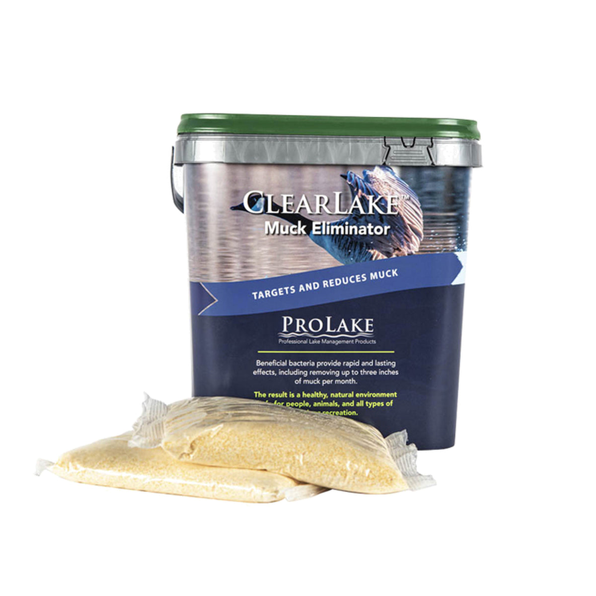 ClearLake Muck Eliminator 8 lb water soluble bag bucket