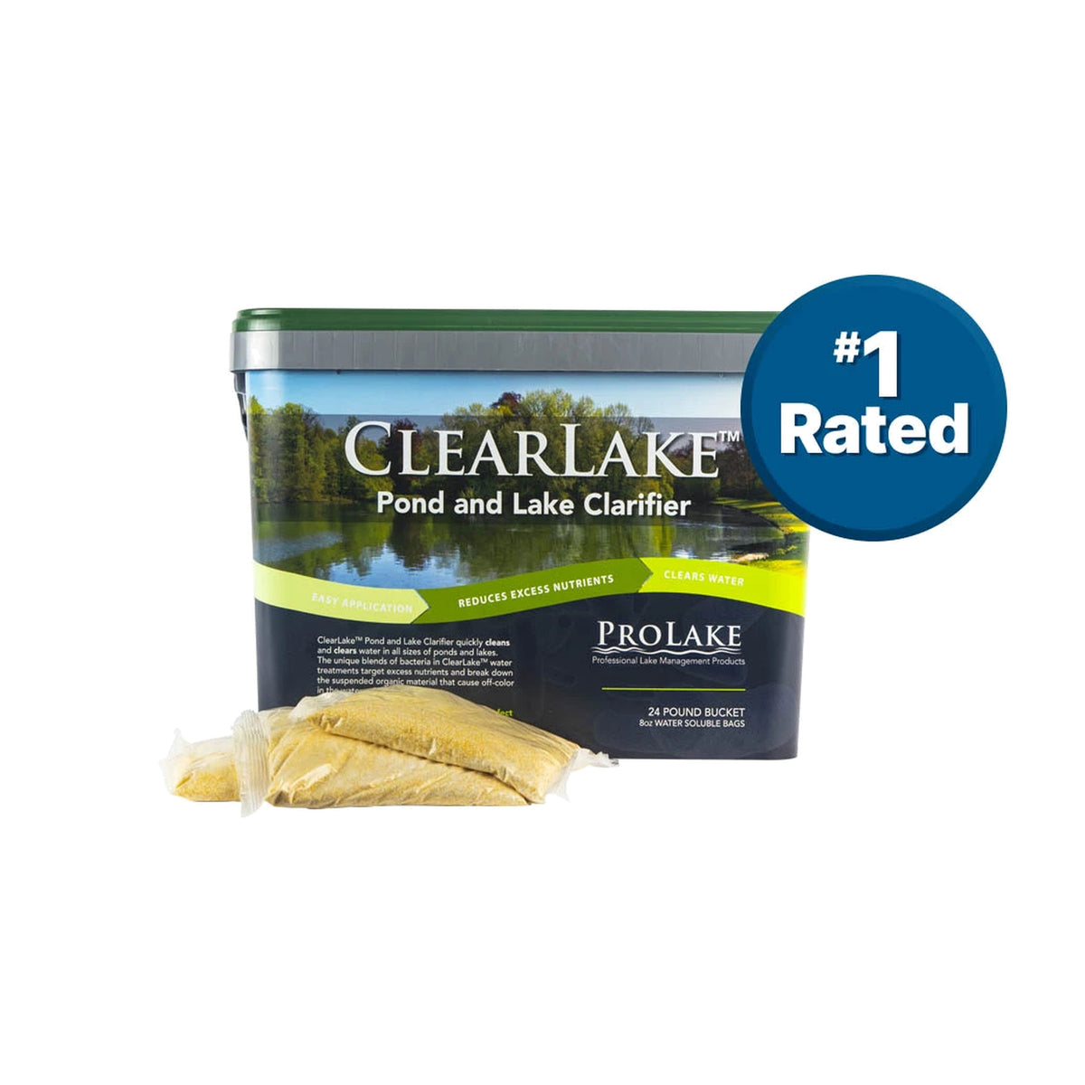 ClearLake Pond and Lake Clarifier 24 lb bucket