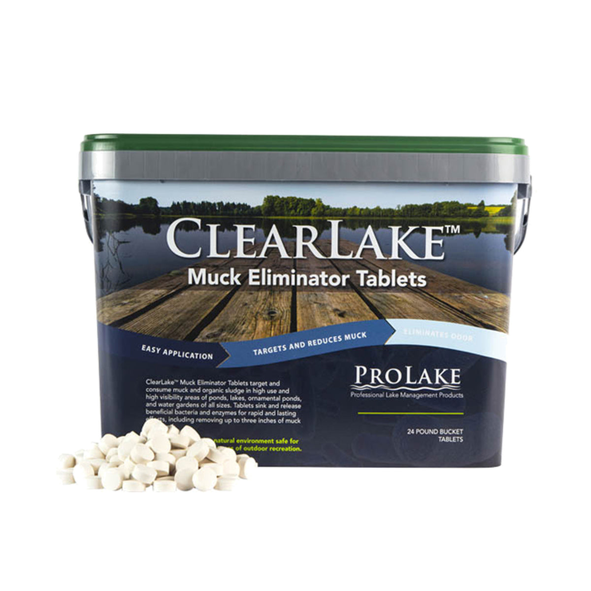 ClearLake Muck Eliminator Tablets 24 lb bucket