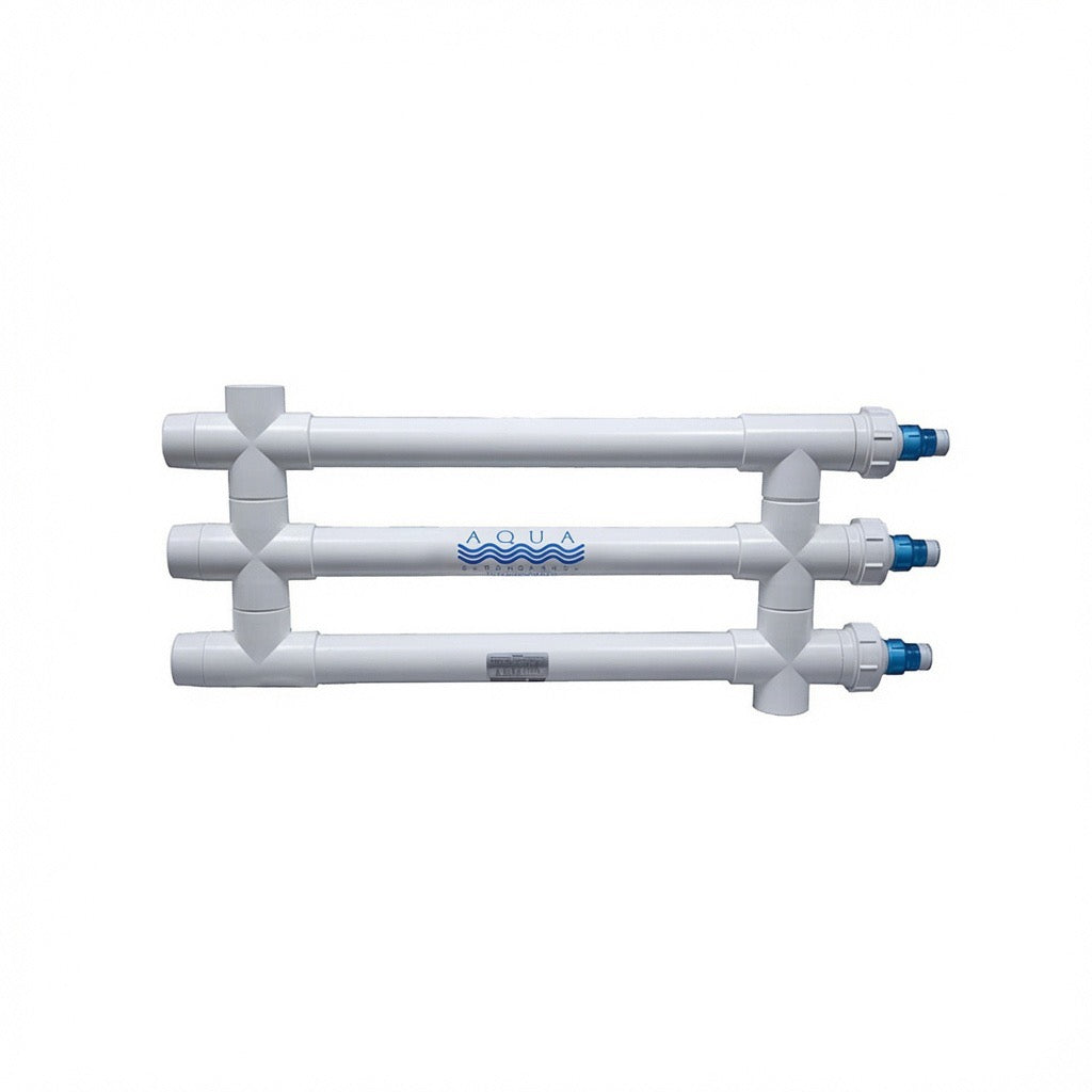Aqua Ultraviolet Classic 120 Watt UV Sterilizer, White, 2"